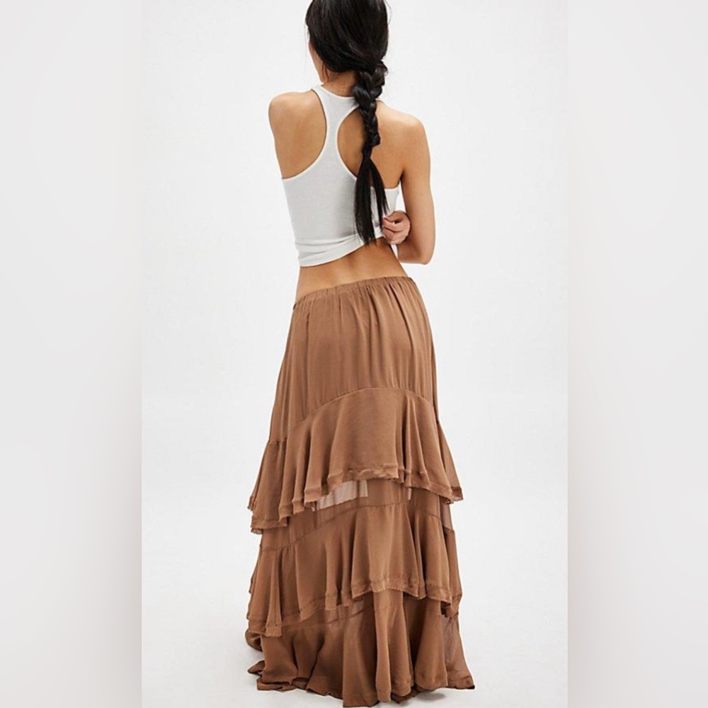 Free People Clementine Maxi Skirt ‼️RARE‼️ NWT 🔖